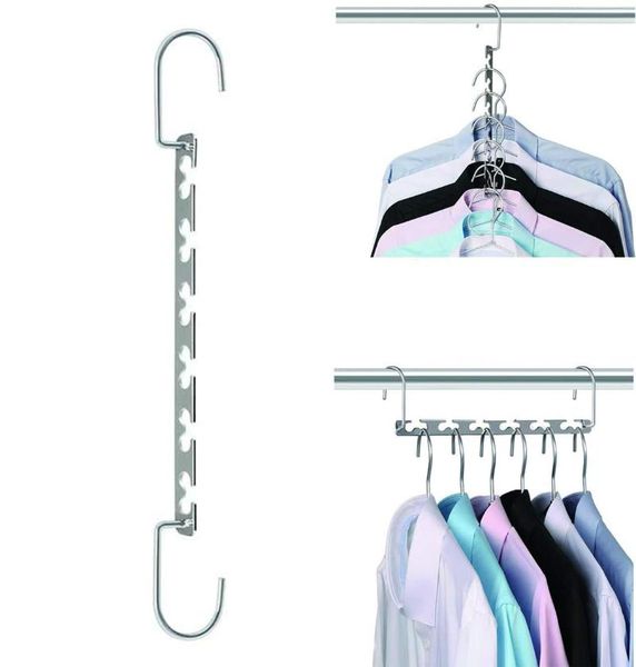 

hangers & racks magic for clothes hanging chain metal cloth closet hanger multifunction rack drying bedroom