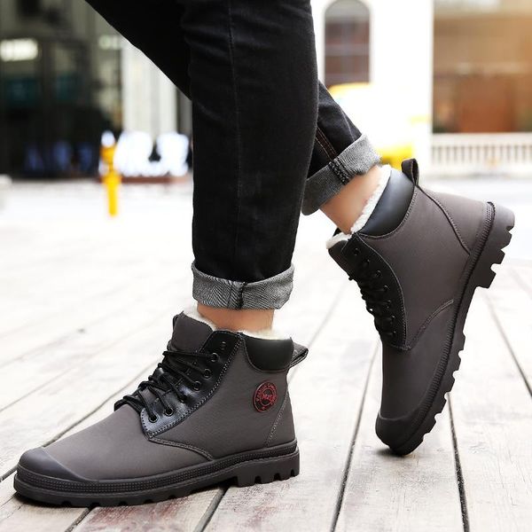 

boots breathable men shoes de hombre mens spring for snow causal cuero casual shoe sale sport fashion botas, Black