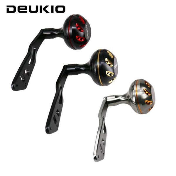 

deukio 38mm all metal fishing reel handle knobs metal fishing reel rocker for wheel a/s/d brand