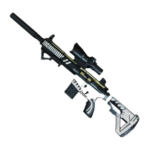 

2411m416 manual shell jumping mini children diy assembly chicken eating game vs. boys gift toy soft bullet gun