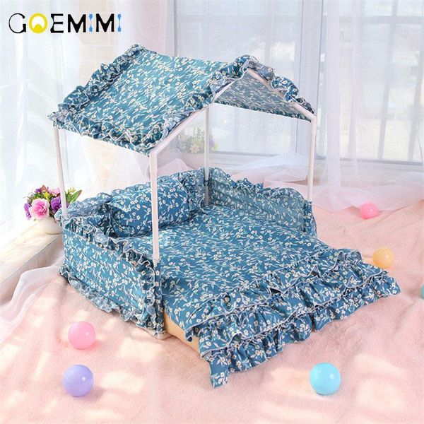 

kennels & pens dog house portable comfortable tent pet teepee kennel puppy bed washable cushion cama para perro