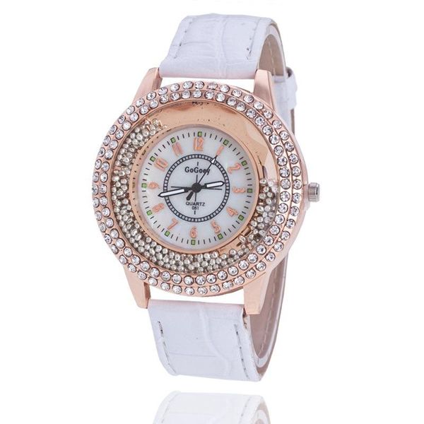 

wristwatches luxury women watches gogoey quartz watch leather brand lady for woman relogio feminino montre femme 2021 bayan kol saati, Slivery;brown