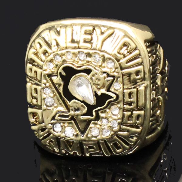 

ring fans 1991 pittsburgh stanley cup american league classic jewelry gift, Silver