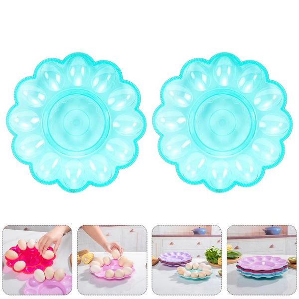 

kitchen storage & organization 4pcsplastic egg keeping boxes holders (random color)