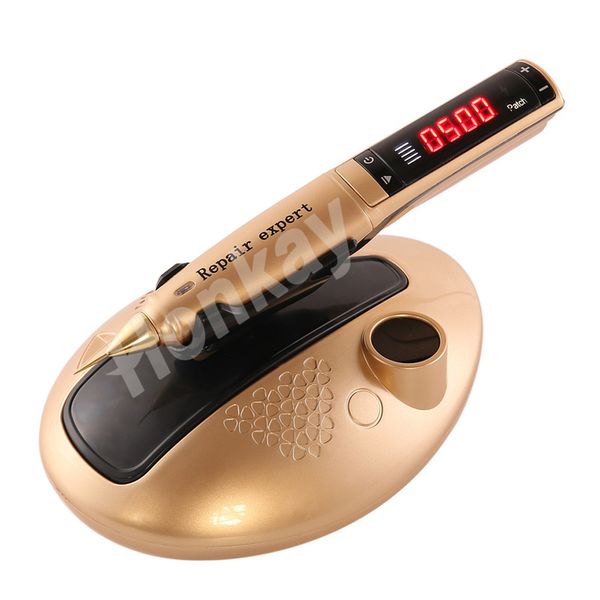 

portable 2 in 1 eye face skin lifting scrubber fibroblast pen medical cold plaxel jet beauty spot mole acne care plasma pen