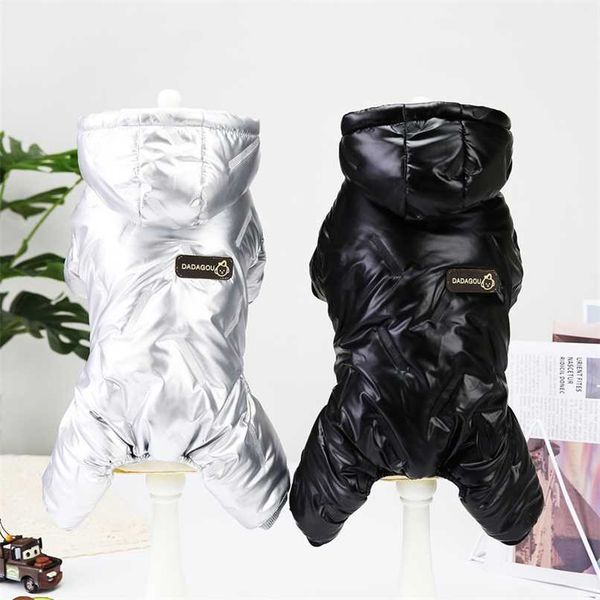 

pet dog jacket coats autumn and winter warm cute clothes 4-legged cotton-padded coats for small dogs outfits chihuahua bulldog 211013
