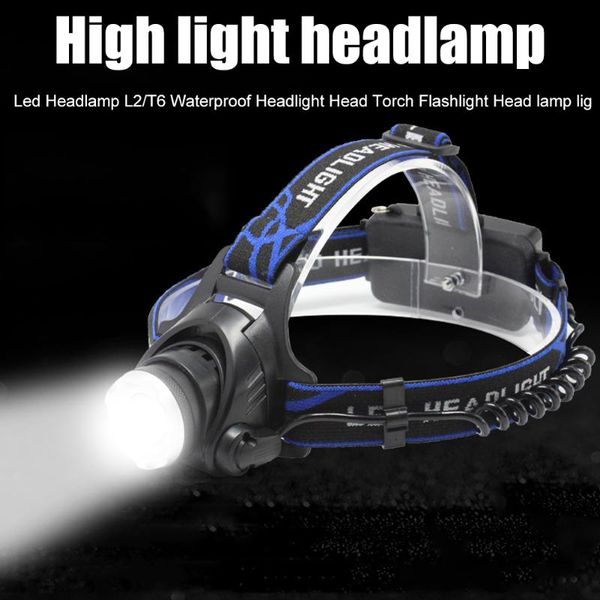 

led head lamp torch headlight t6 led headlight waterproof front lamp for outdoor hiking camping hunting tool