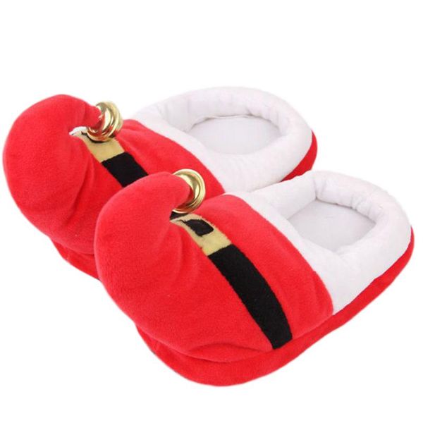 

slipper clearance cute home anti-skid cotton slippers christmas festival children drag spring winter warm, Black;grey