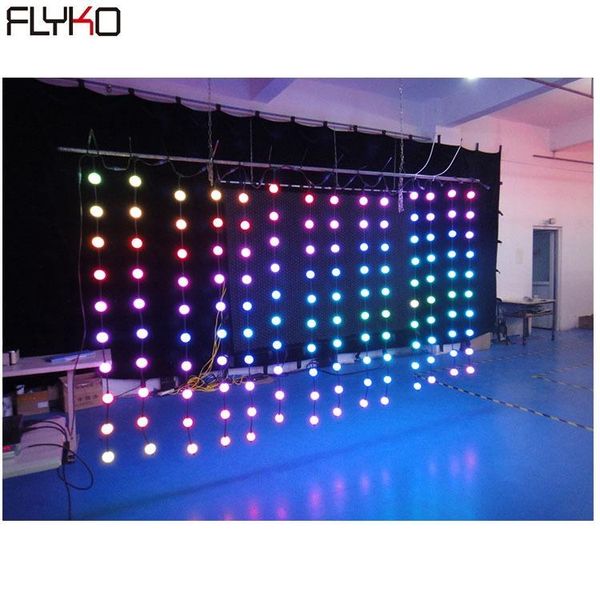 

effects outdoor led video curtain 3d effect waterproof ball dmx