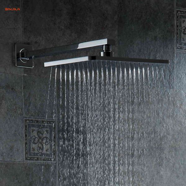 

bathroom shower sets new design chrome brass head over-head sprayer wall/ceiling mounted suqare and retail slsc02 e13m