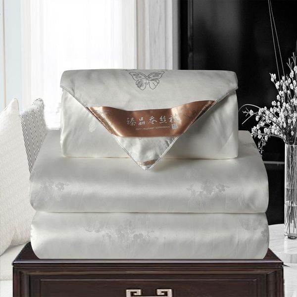 

comforters & sets natural 100% mulberry silk comforter duvet luxury hand-made twin queen king full size 2-4kg blanket quilt