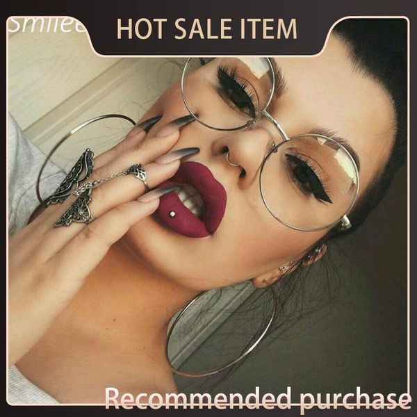 

black round clear glasses glasses eye gold frame lens circle glass frame myopia nerd spectacles men metal retro icxiw, White;black