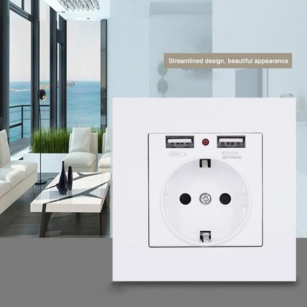 

smart power plugs dual usb charger plug wall socket with outlet 13a electrical