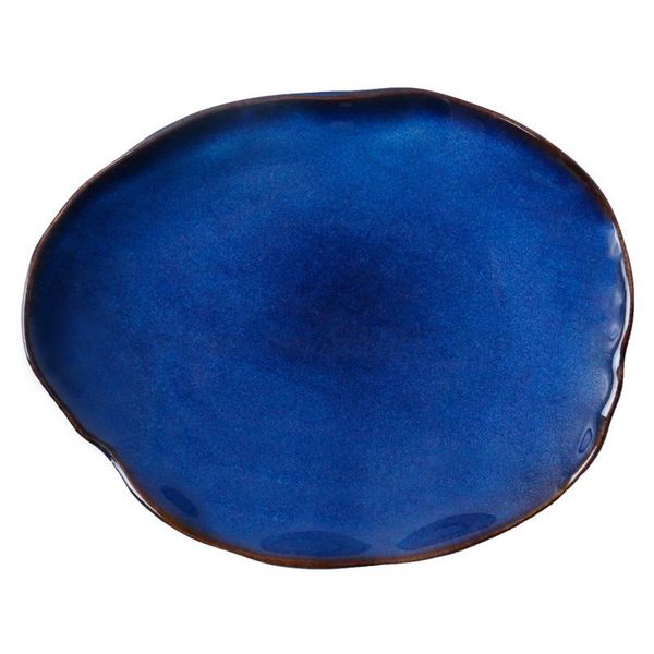

bowls human tableware, irregular blue ceramic tableware.