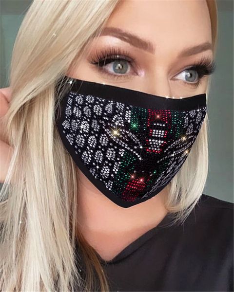 

new bee rhinestone decorative mask yx1330 in autumn and winter 2021