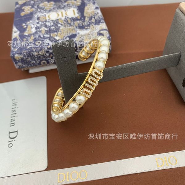 

75%off outlet bracelet women's pearl full circle headdress, Silver