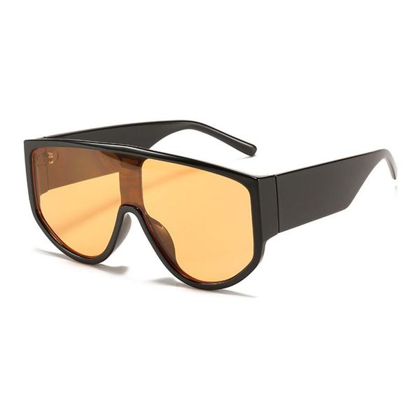 

sunglasses big frame women color lens sun glasses female goggles lady transparent shades uv400 gafas, White;black