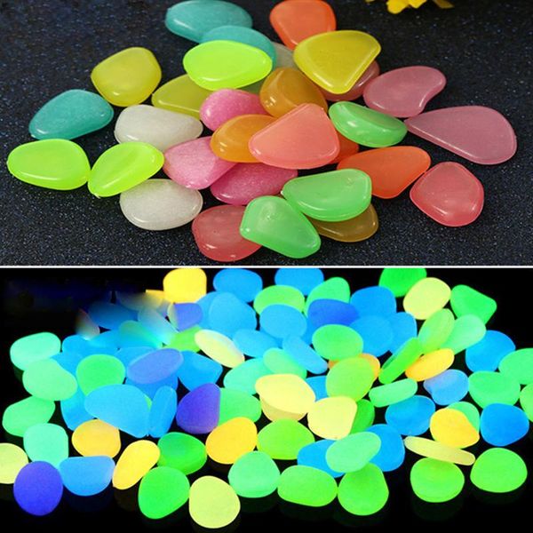 

glow in the dark rocks luminous stone glowing stones decorative pebbles for patio garden lawn yard walkway fish tank aquarium