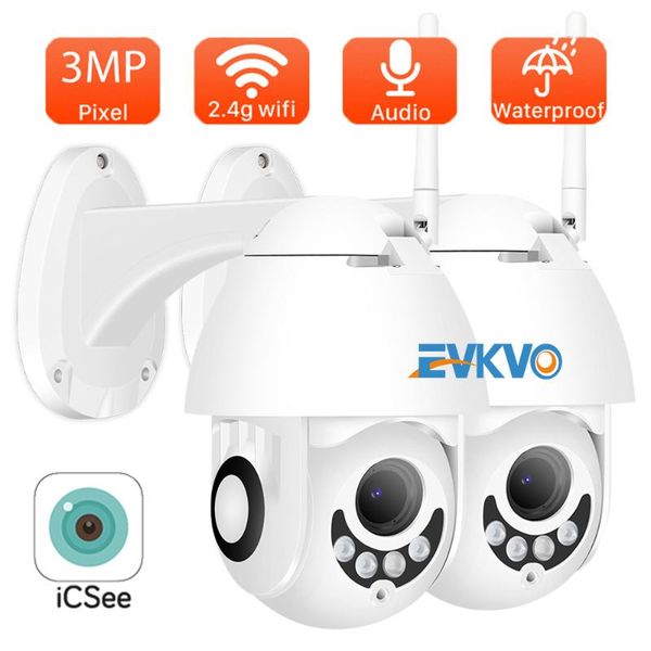 

3mp wifi ip camera outdoor two way audio ptz 4x digital zoom ir night vision wireless security speed dome cctv camera p2p