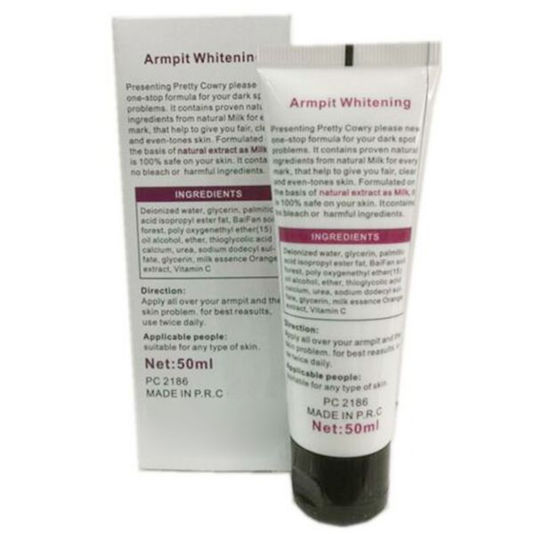 

vc cream underarm whitening cream armpit elbow knee dark lightening area can csv