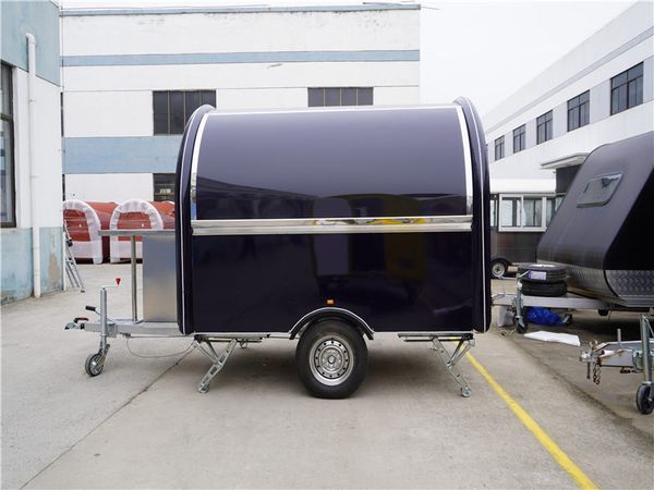 

concession food trailer food truck 280x200cm ral 5004