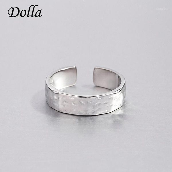 

cluster rings dolla 925 sterling silver / 14k gold korean concave convex lady ringengagement ring adjustable luxury jewelry1, Golden;silver