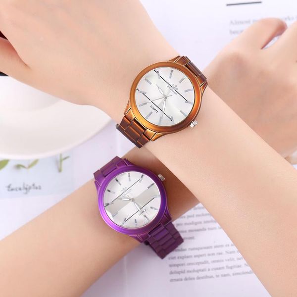 

wristwatches diamond digital balance of luxury women clock stainless steel quartz clocks ladies business japanese movem, Slivery;brown