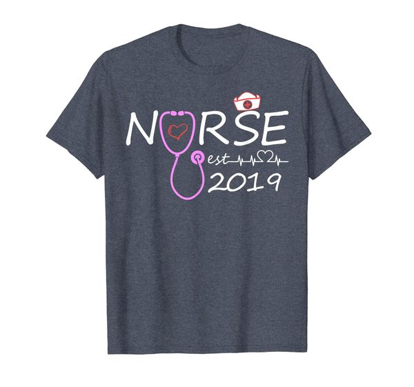 

New Nurse Est 2019 Tshirt Nursing School Graduation Gift, Mainly pictures
