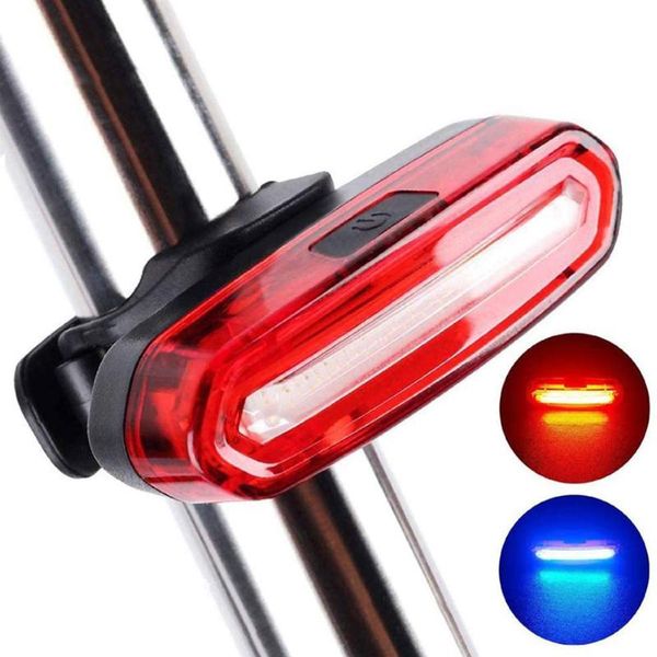 

bicycle light rechargeable power display mtb mountain road bike tail lamps cycling equipments lights