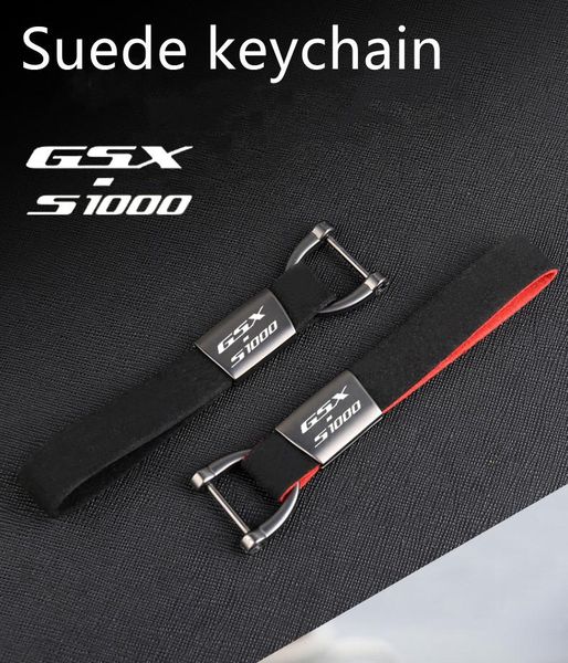 

keychains fashion suede motorcycle keychain key ring for suzuki gsxs 1000 gsxs1000 gsx s s1000 accessories, Silver