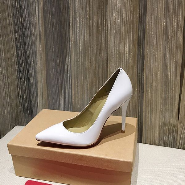 

women shoe red soles high heels dress shoes fashion multi-occasion style pointed toe reded sole thick bottoms box, Black