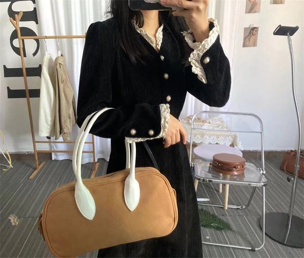 

evening bags 2021 underarm bag shoulder ladies color matching baguette frosted fashion all-match messenger