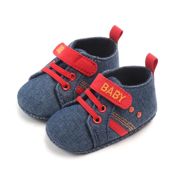 

first walkers style fashion spring baby canvas infant boys shoes moccasins anti-slip crib sneakers casual