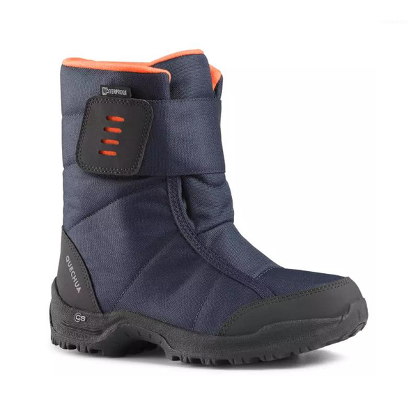 

boots winter kids for girls snow children shoes1, Black;grey