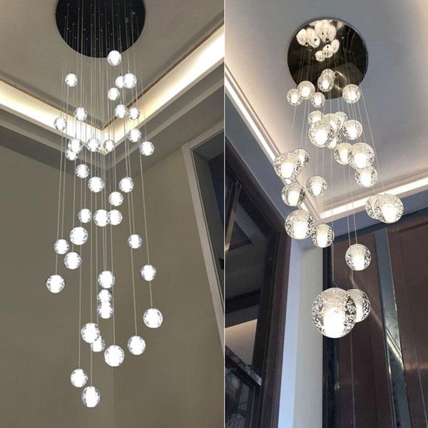 

modern crystal chandelier big lamp led hanging lighting large glass globe glass chandeliers luxury stair crystal chandelier lamp