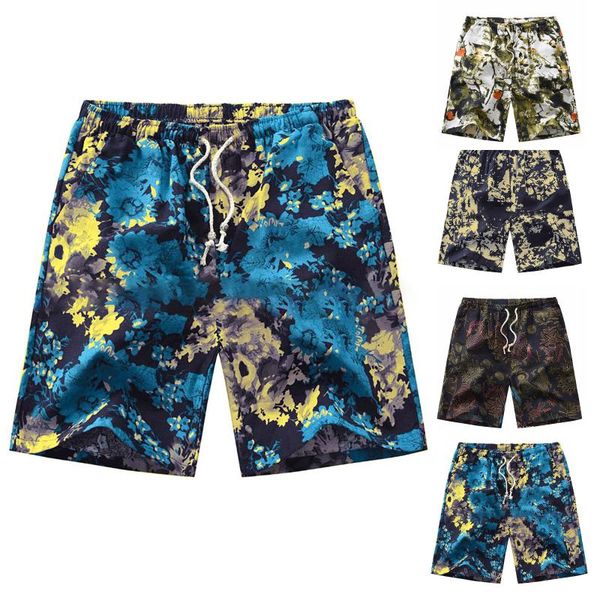 

men's shorts mens drawstring short swim trunks quick dry breathable sports beach surfing running board mesh lining home casual, White;black