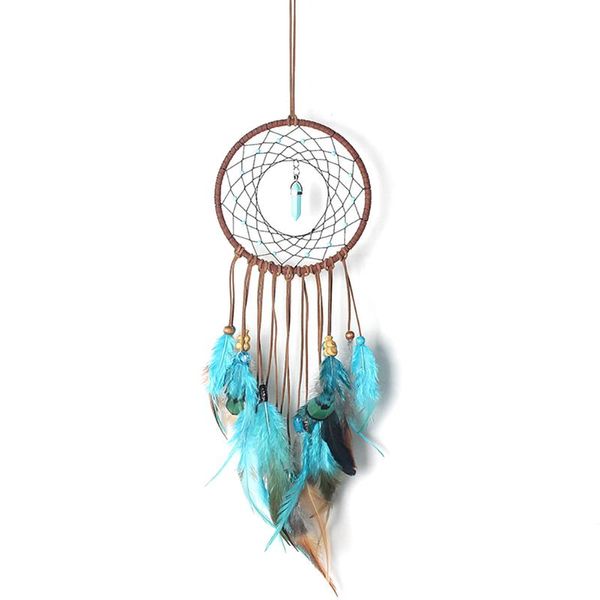 

decorative objects & figurines dream catcher handmade dreamcatcher feather wall braided wind chimes art for hanging car home decoration gift