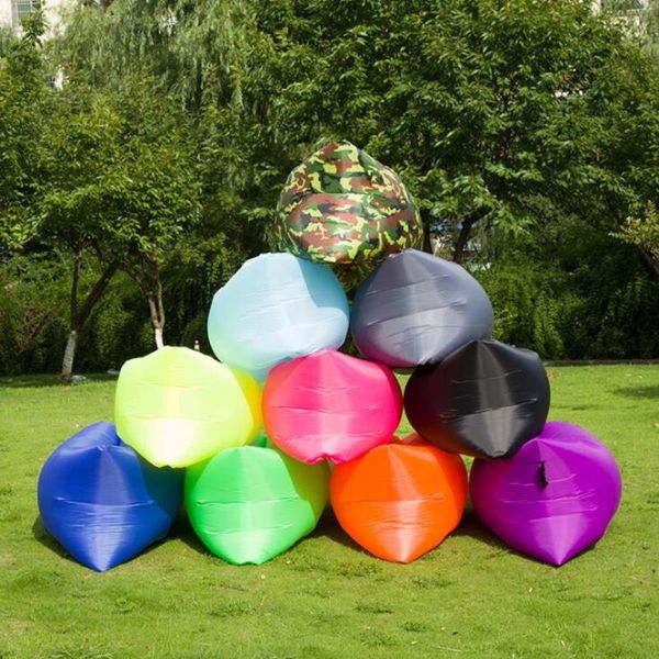 

traveling lazy sofa 240x73cm picnics air sleeping bed fast beach hammock camping hammock for inflatable bnait beach lounger camping bag atqd