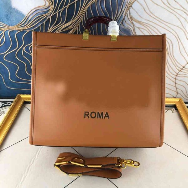 

flower sunshine handbag tote classic large capacity package shopping s cowhide leather fashion ff letter hand crossbody bag wallet womens ha