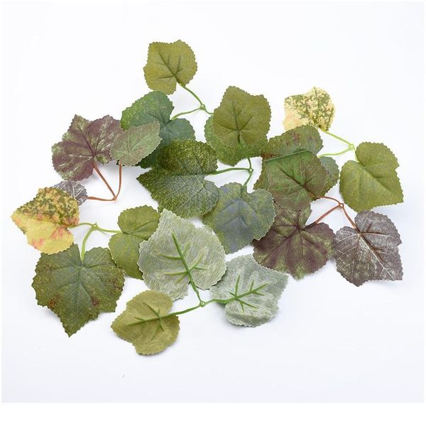 

100pcs silk maple leaf wedding artificial plants for home decoration diy christmas decorative wreaths bride brooch scra qyldai