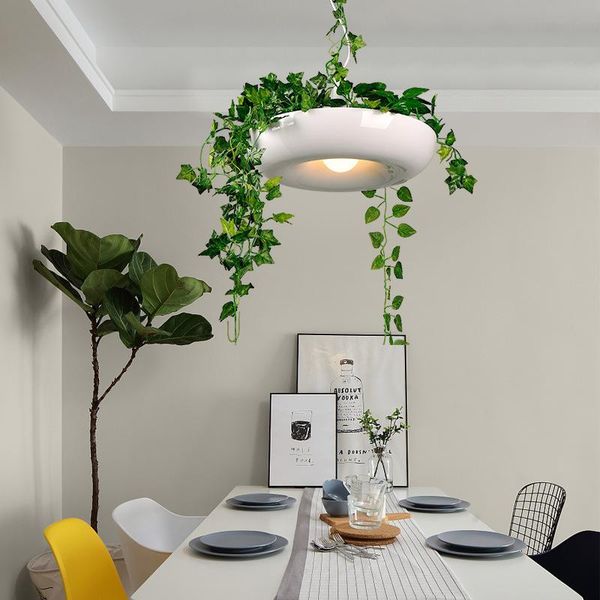 

pendant lamps nordic led e27 plant lights creativity decoration home lampara techo use for living room dining bedroom ac85-265v