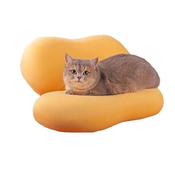 

pillow 3d neck washable polyester pillowcase cat belly memory cushiondeep sleep addiction cover travel pillows