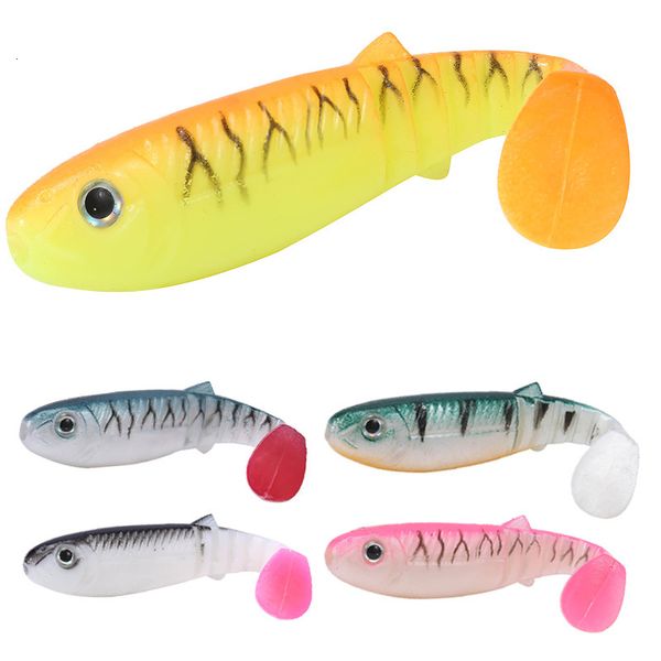 

9cm / 5.8g simulation sea fishing road sub painting 3d fish eye soft bait multi color