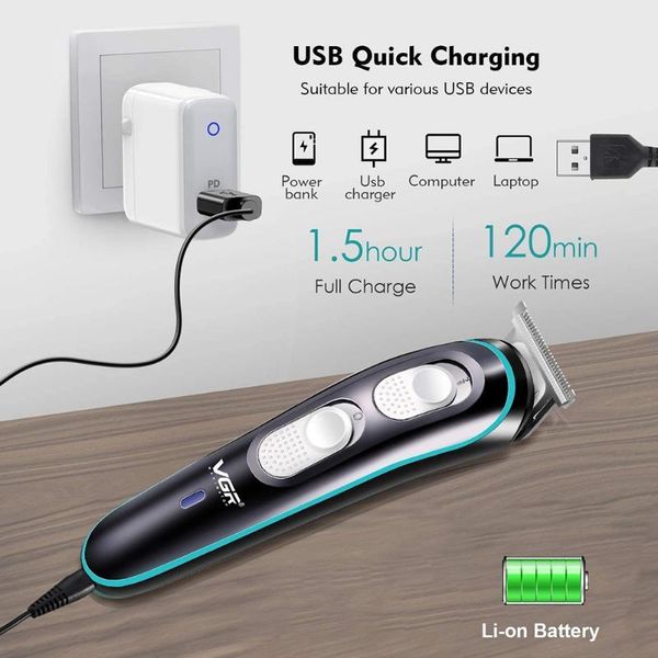 

trimmer grip hairdressing accessories electric hair trimmer clipper usb hair cutter fast charging beard shaver for men