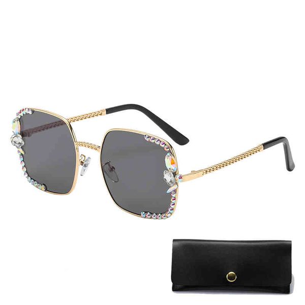 

wholale quality unique pink fashion rhintone copper rin frame pc lens women polarized sunglass sun glass, White;black