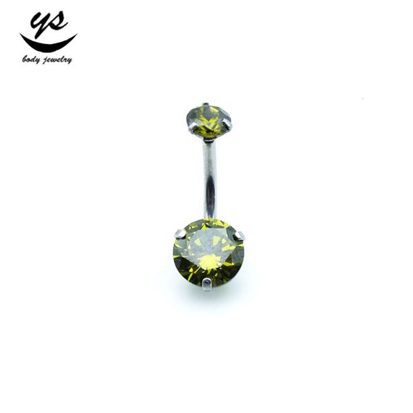 

human body puncture double round zircon eyebrow earrings