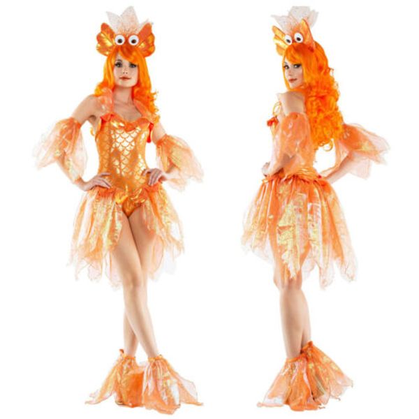 

goldfish costume funny fish halloween fancy dress ms10032