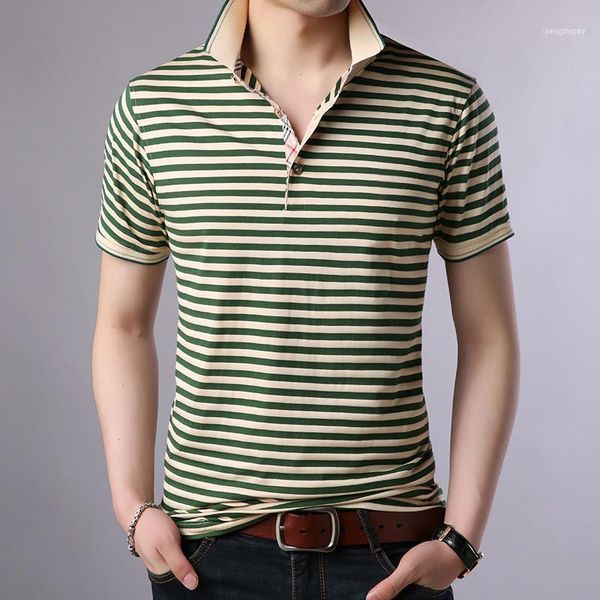 

3256-summer mercerized cotton black knit short sleeve t-shirt men's stand collar slim ice silk trend wear1, White;black