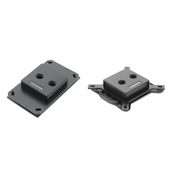 

emod 2pcs pooc cpu water cooler block sprayable liquid block - for lga 1151 & for amd am3 am4 platform