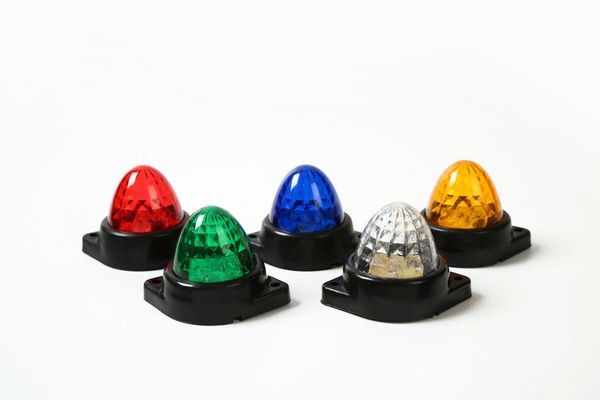 

working light leihao 10pcs 12v 24v 6 smd led side marker indicators turn signal rear tail slamp car trailer truck lorry